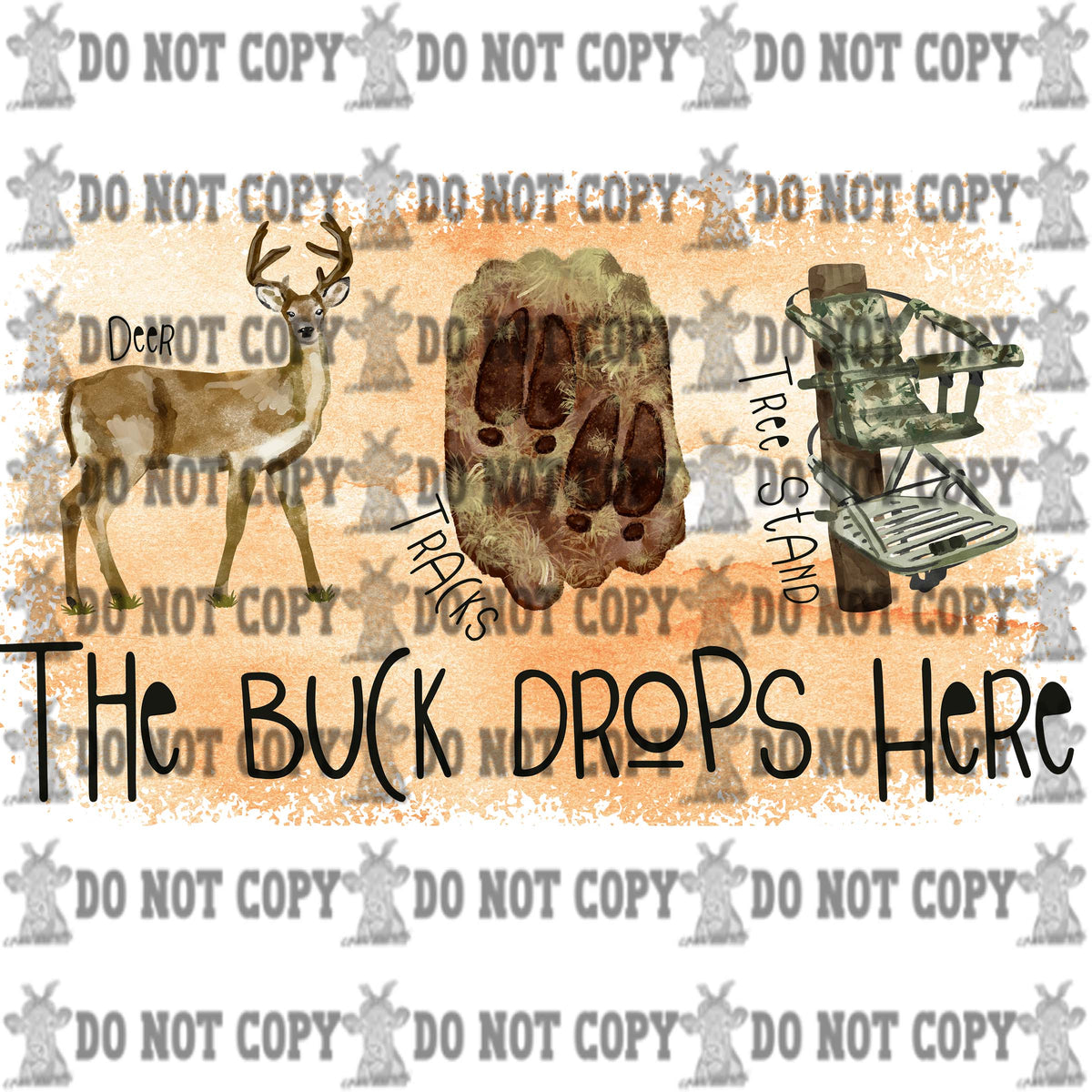 DTF Heat Transfers- Hunting