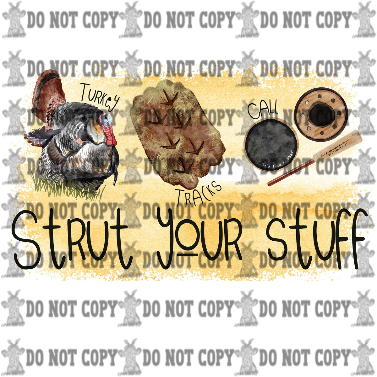 DTF Heat Transfers- Hunting