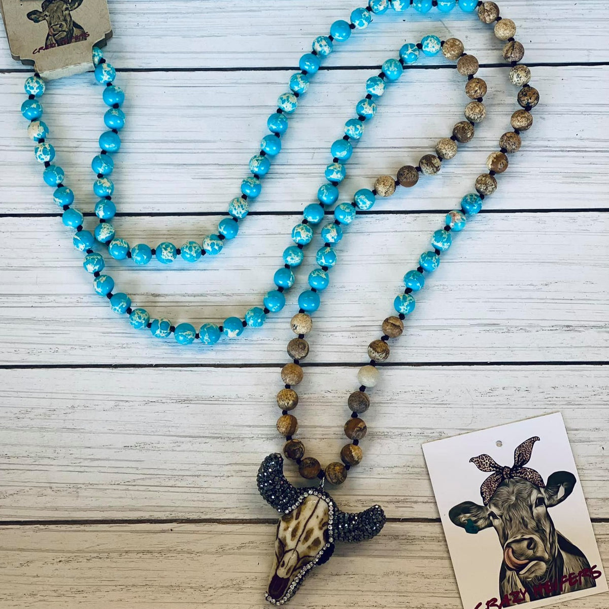 Steer Head Necklace #2