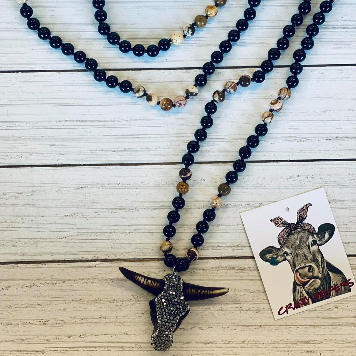 Steer Head Necklace #2
