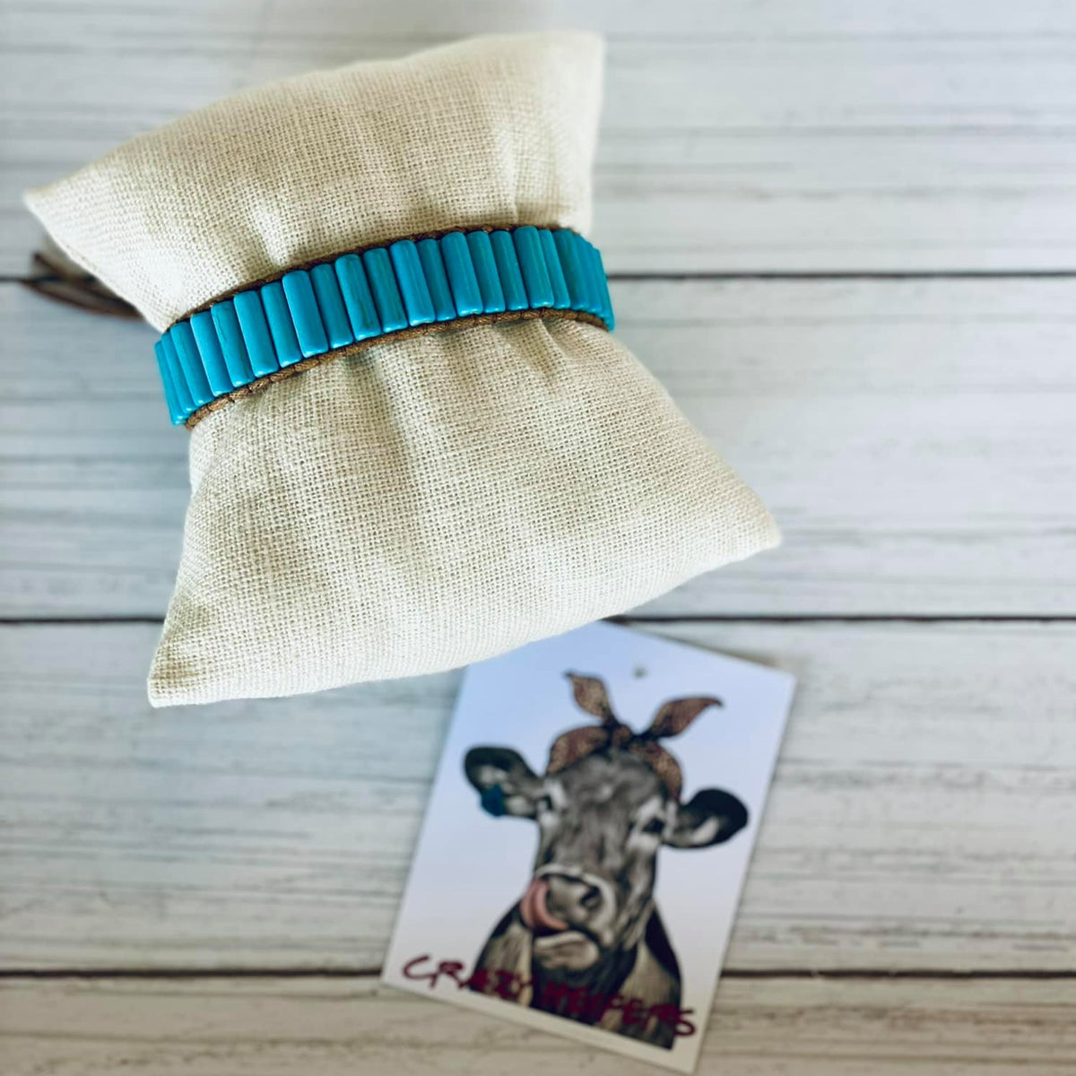 Rectangle Stone Wrap Bracelet