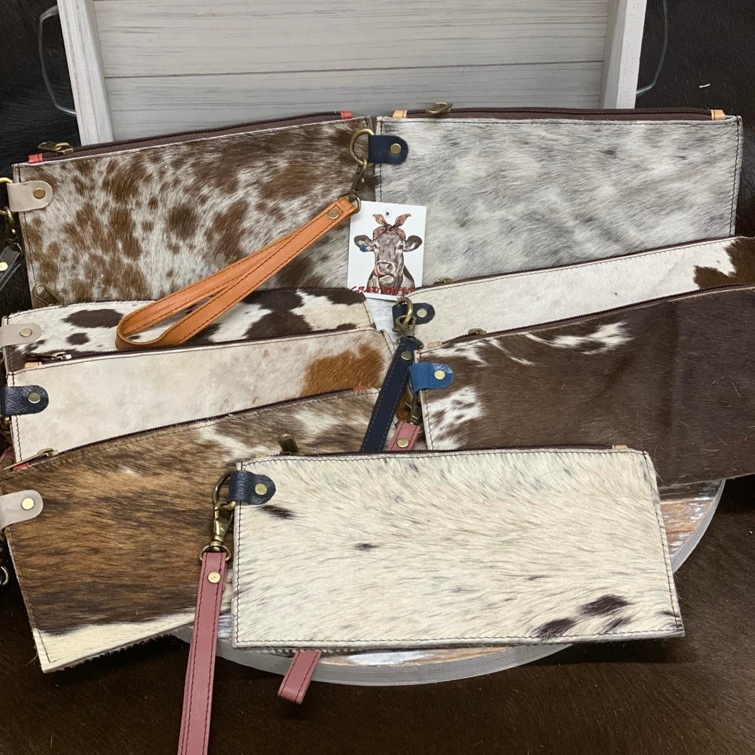 Small Full Fur Wristlets-Mixed Prints