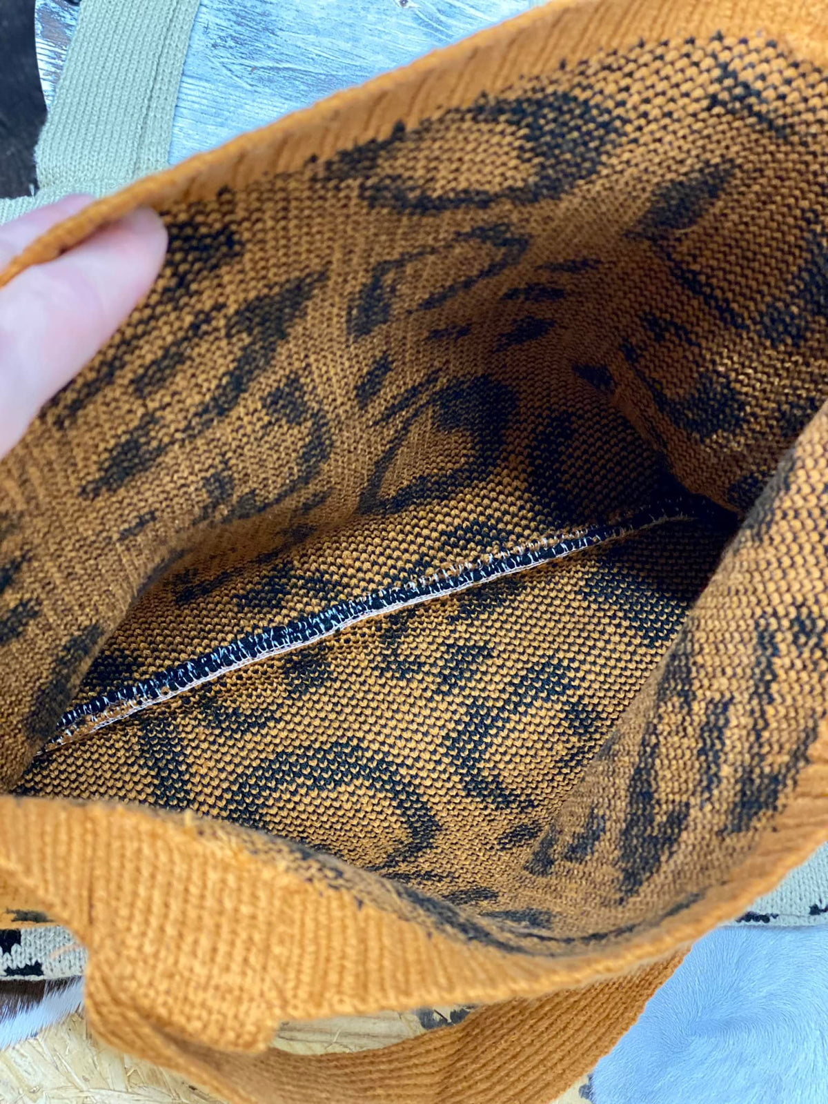 Leopard Sweater Bags