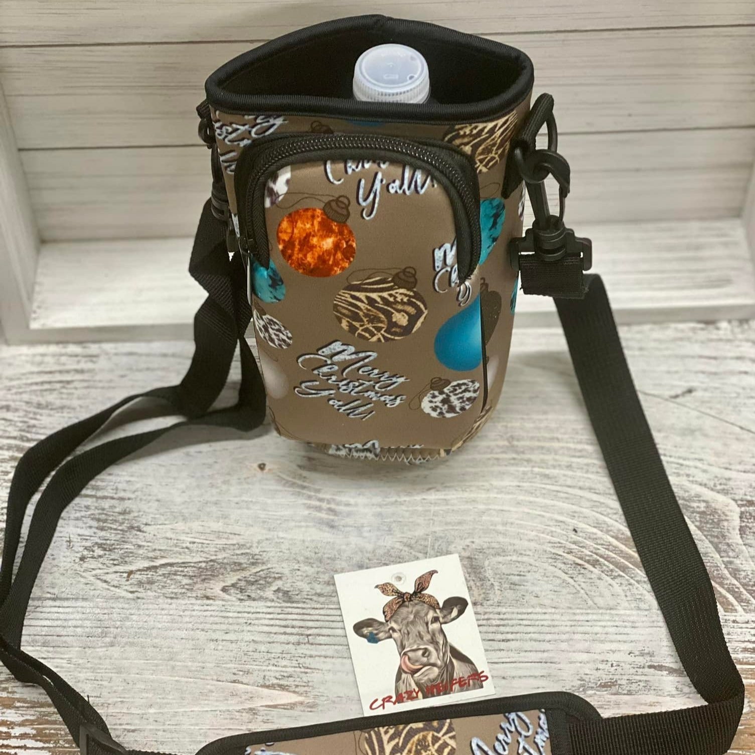 Neoprene Water Bottle Hoder W/Pouch