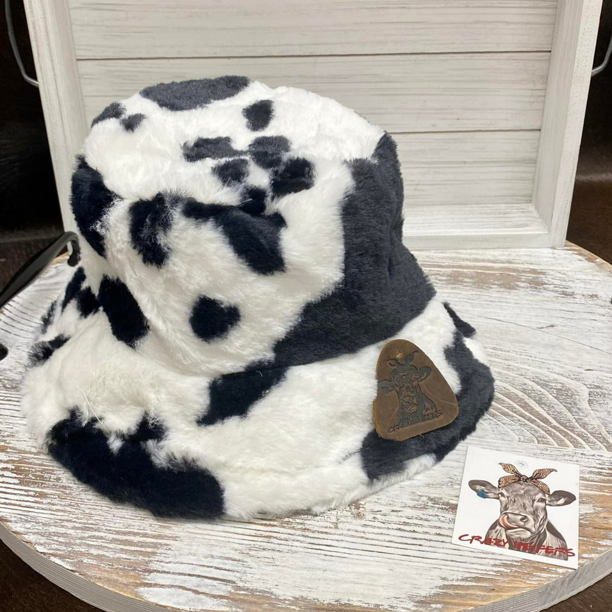 Cow Print Bucket Hats