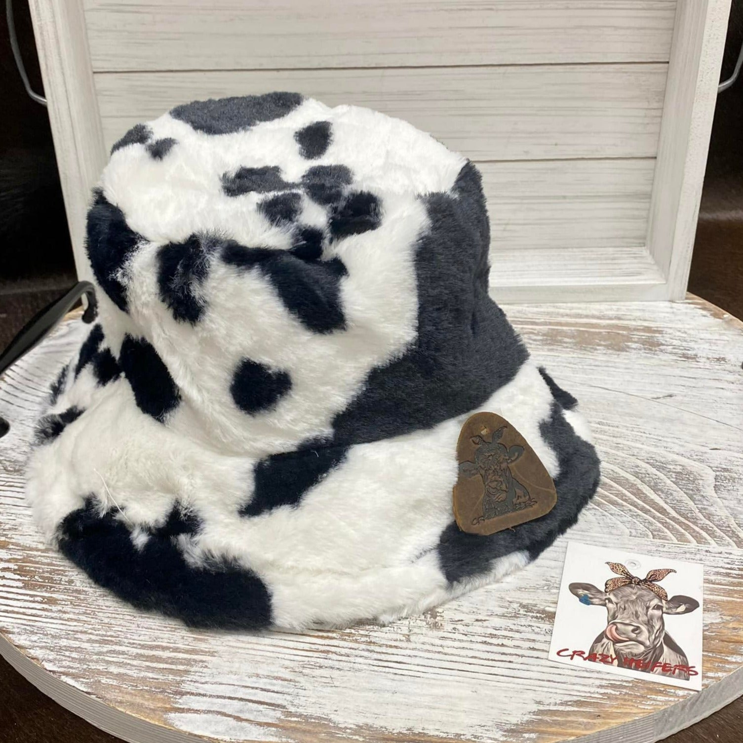 Cow Print Bucket Hats