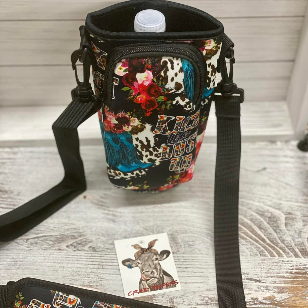 Neoprene Water Bottle Hoder W/Pouch