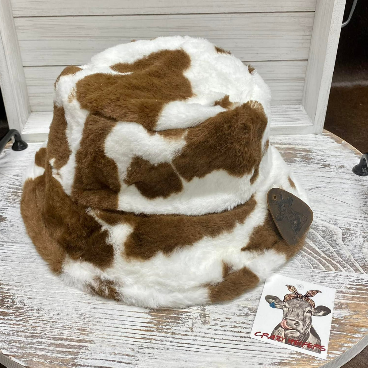 Cow Print Bucket Hats