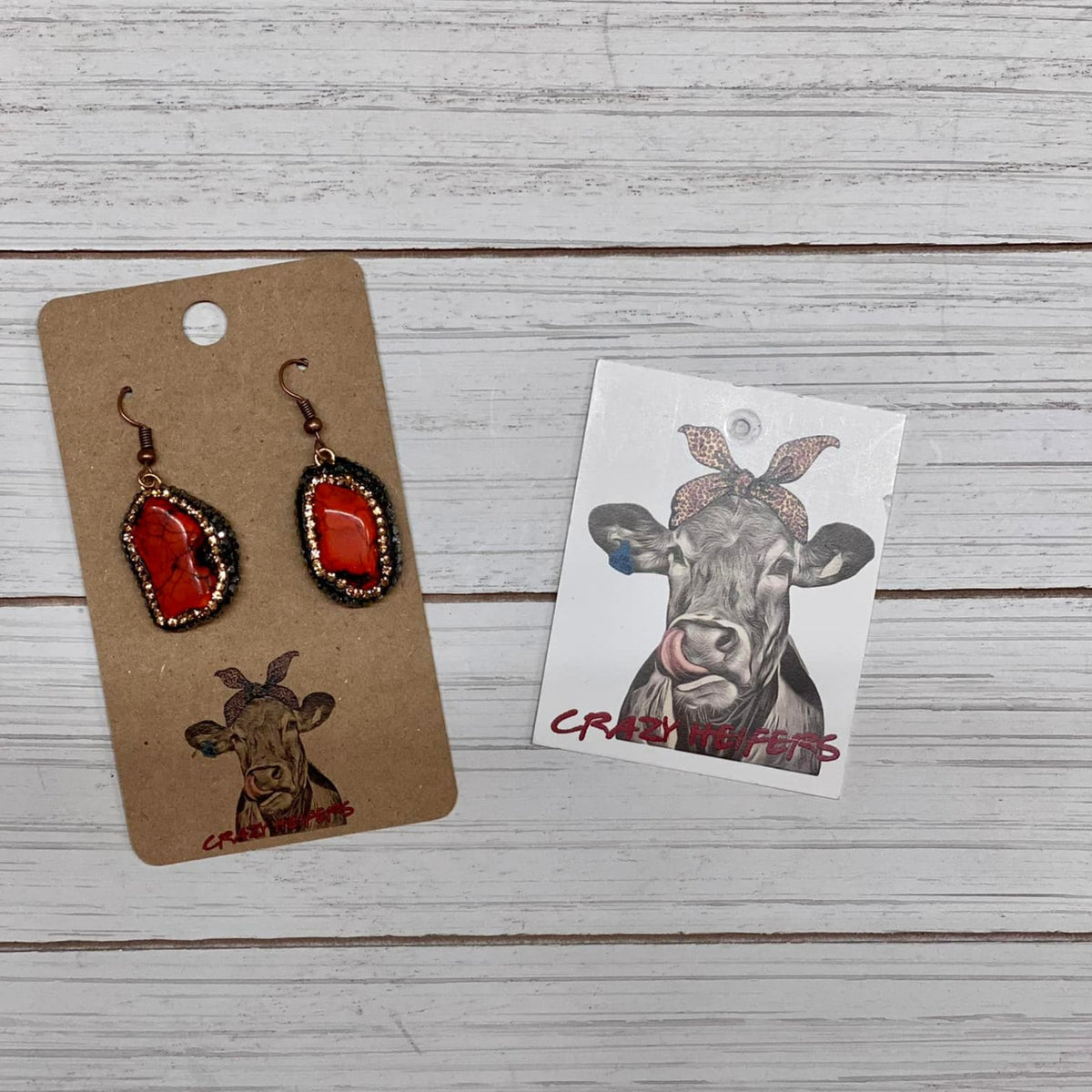 Stone Dangle Earrings