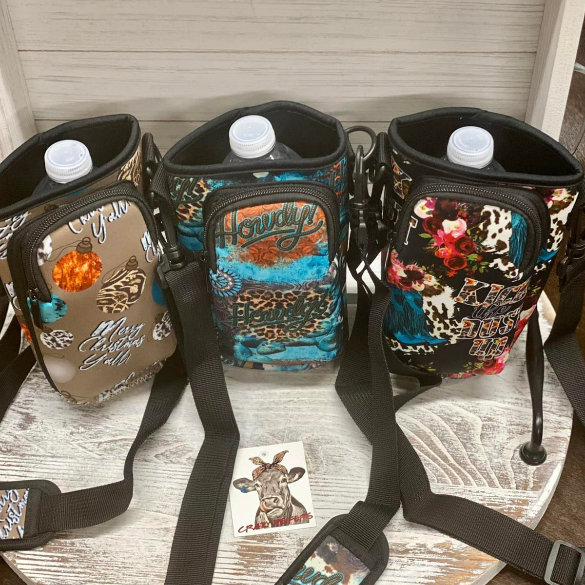 Neoprene Water Bottle Hoder W/Pouch