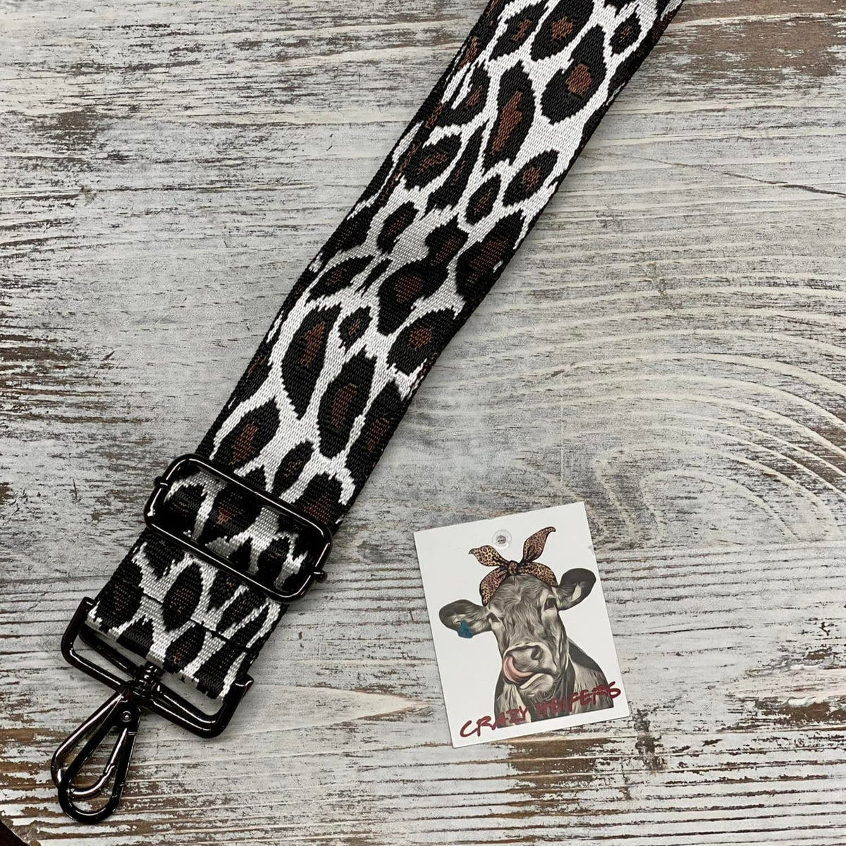 Canvas Guitar Straps Two Inch-Leopard Print