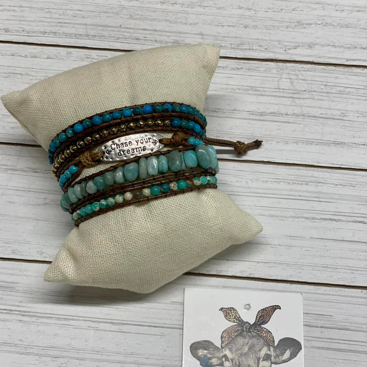 Inspirational 5-Strand Wrap Bracelets