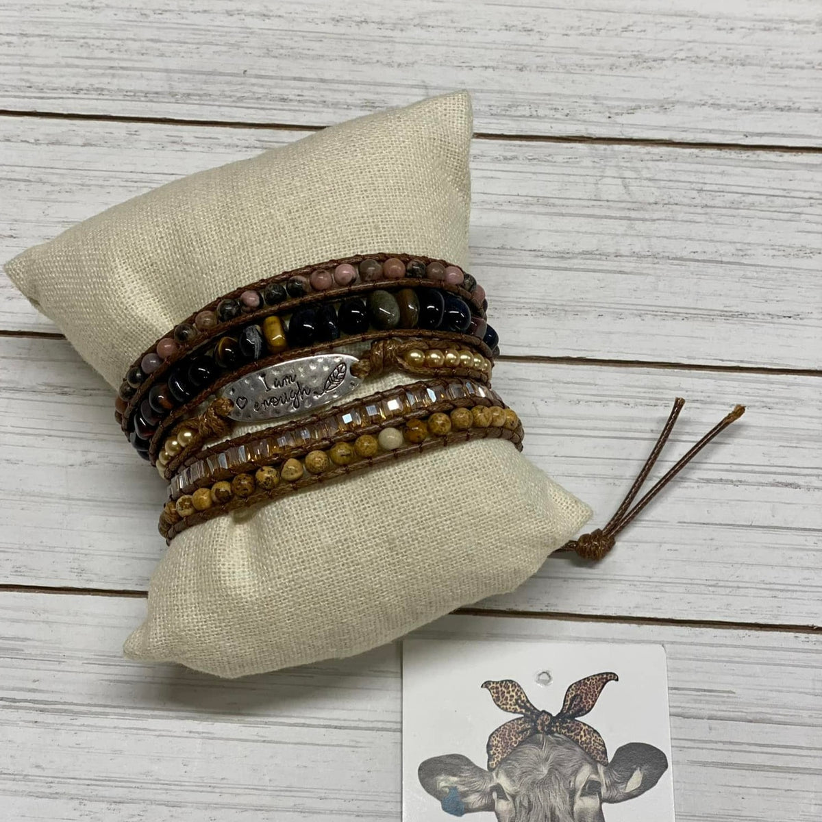 Inspirational 5-Strand Wrap Bracelets