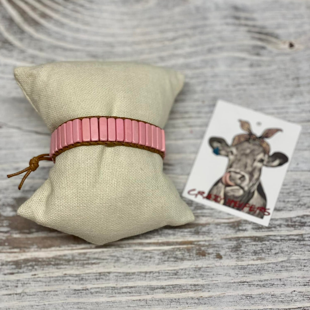 Rectangle Stone Wrap Bracelet