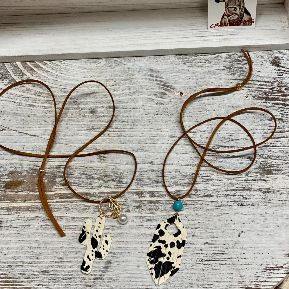 Cowhide Necklace