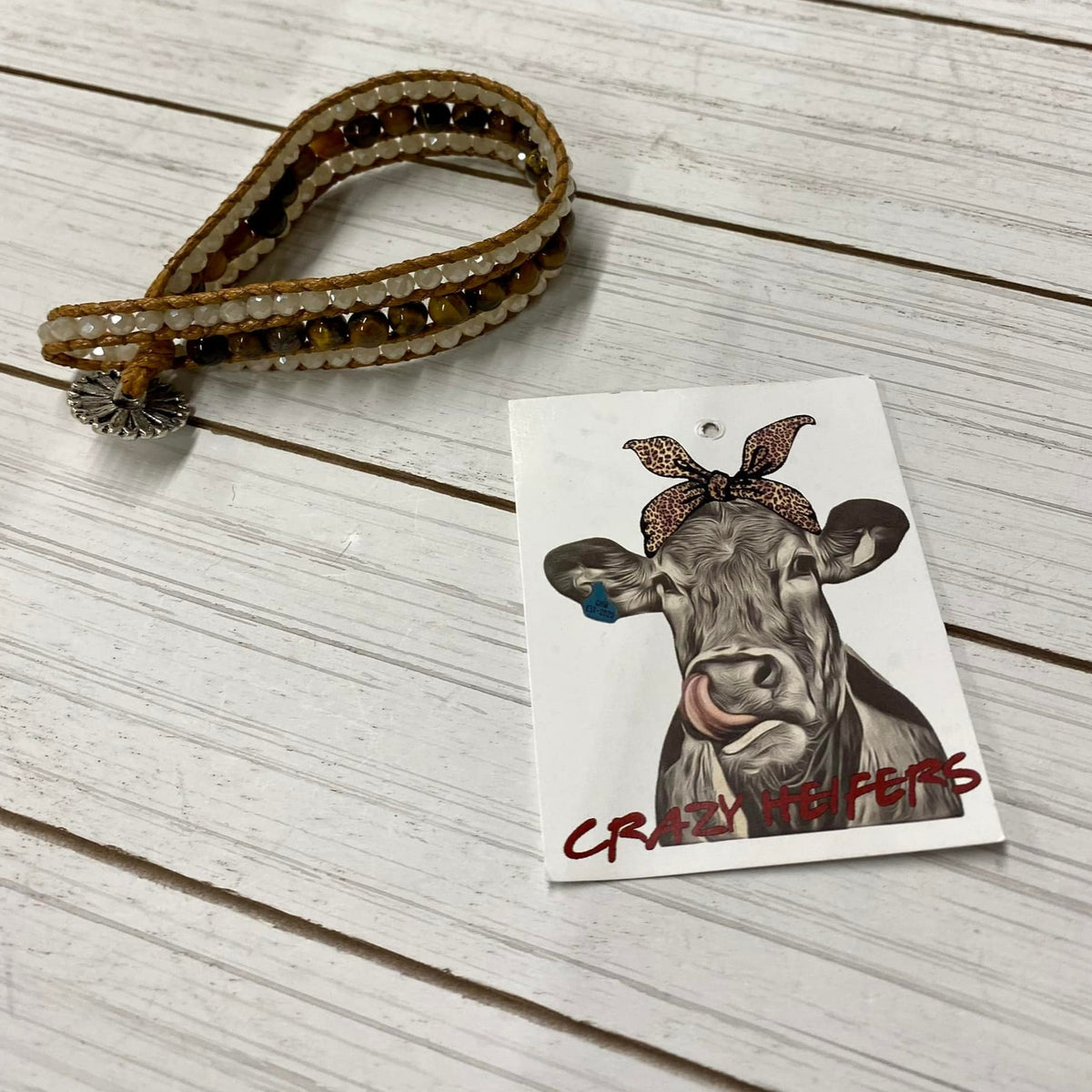 Crystal Glass Wrap Bracelets