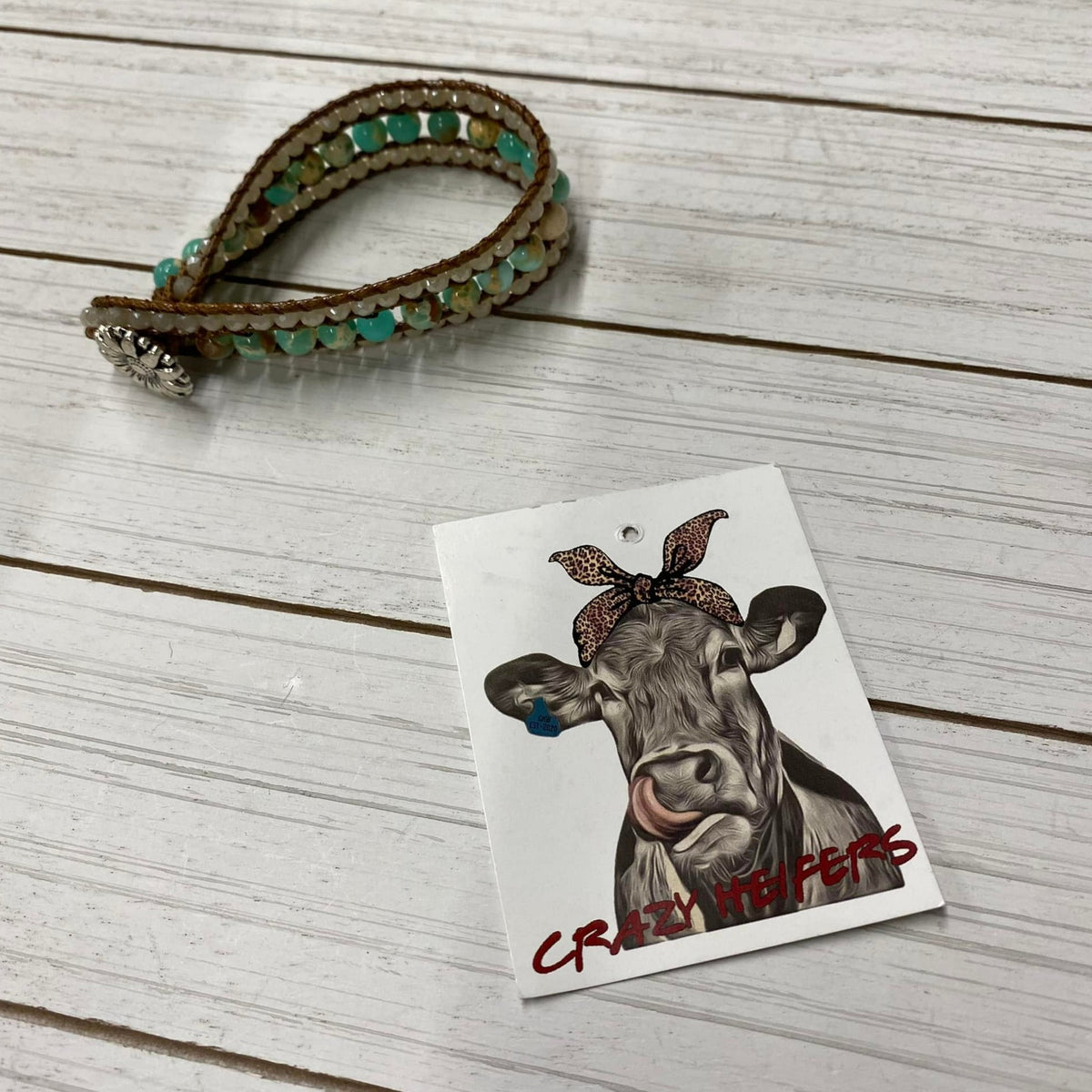 Crystal Glass Wrap Bracelets