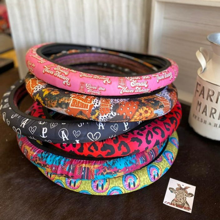 Neoprene Steering Wheel Cover-NEW Colors