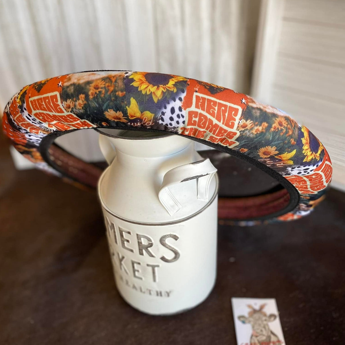 Neoprene Steering Wheel Cover-NEW Colors