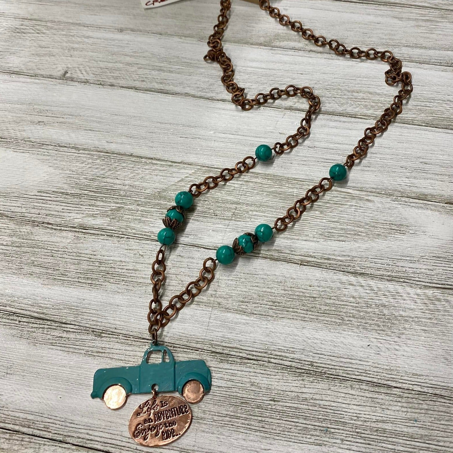Truck Necklace