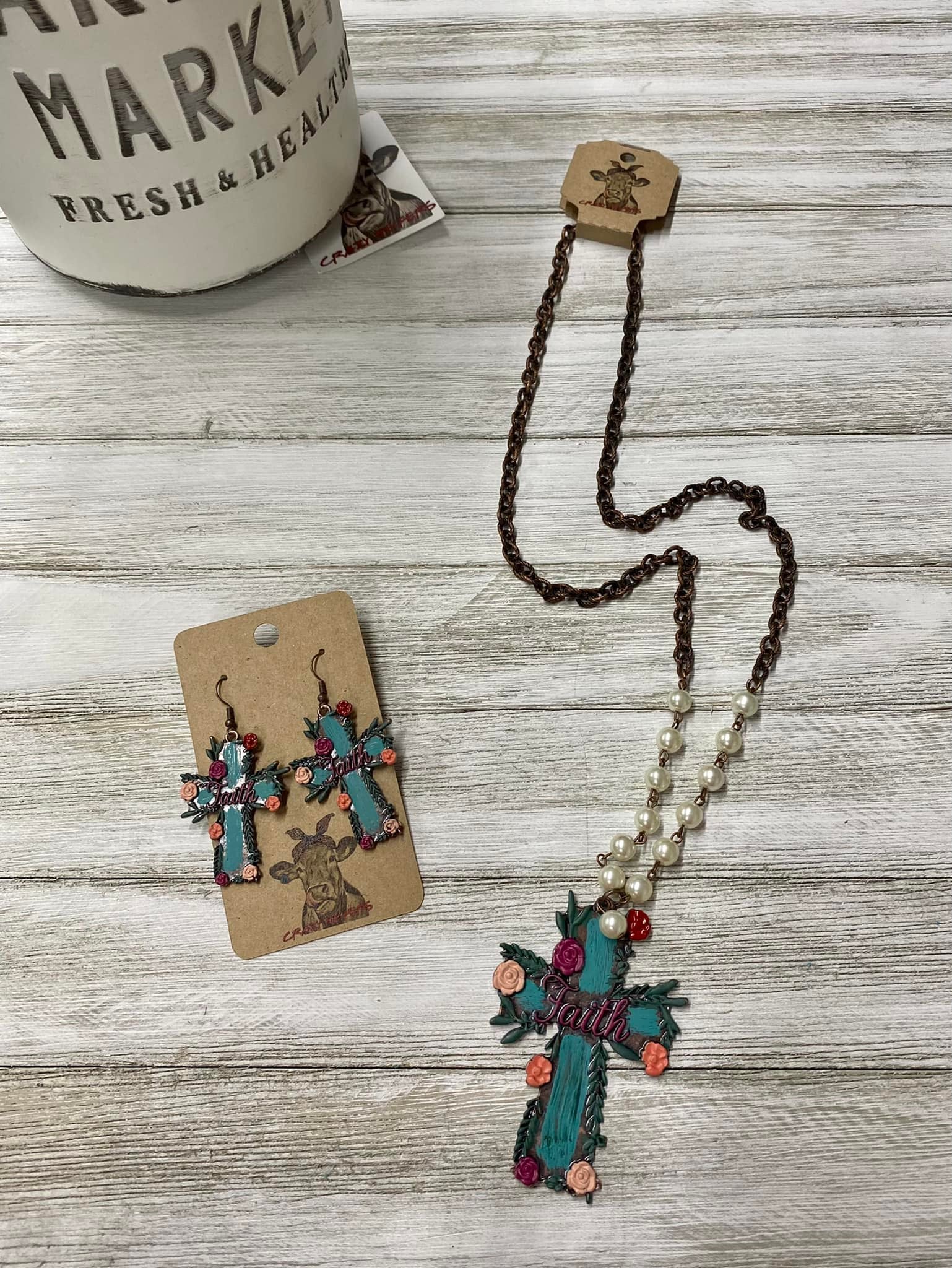 Faith Necklace & Earring Set