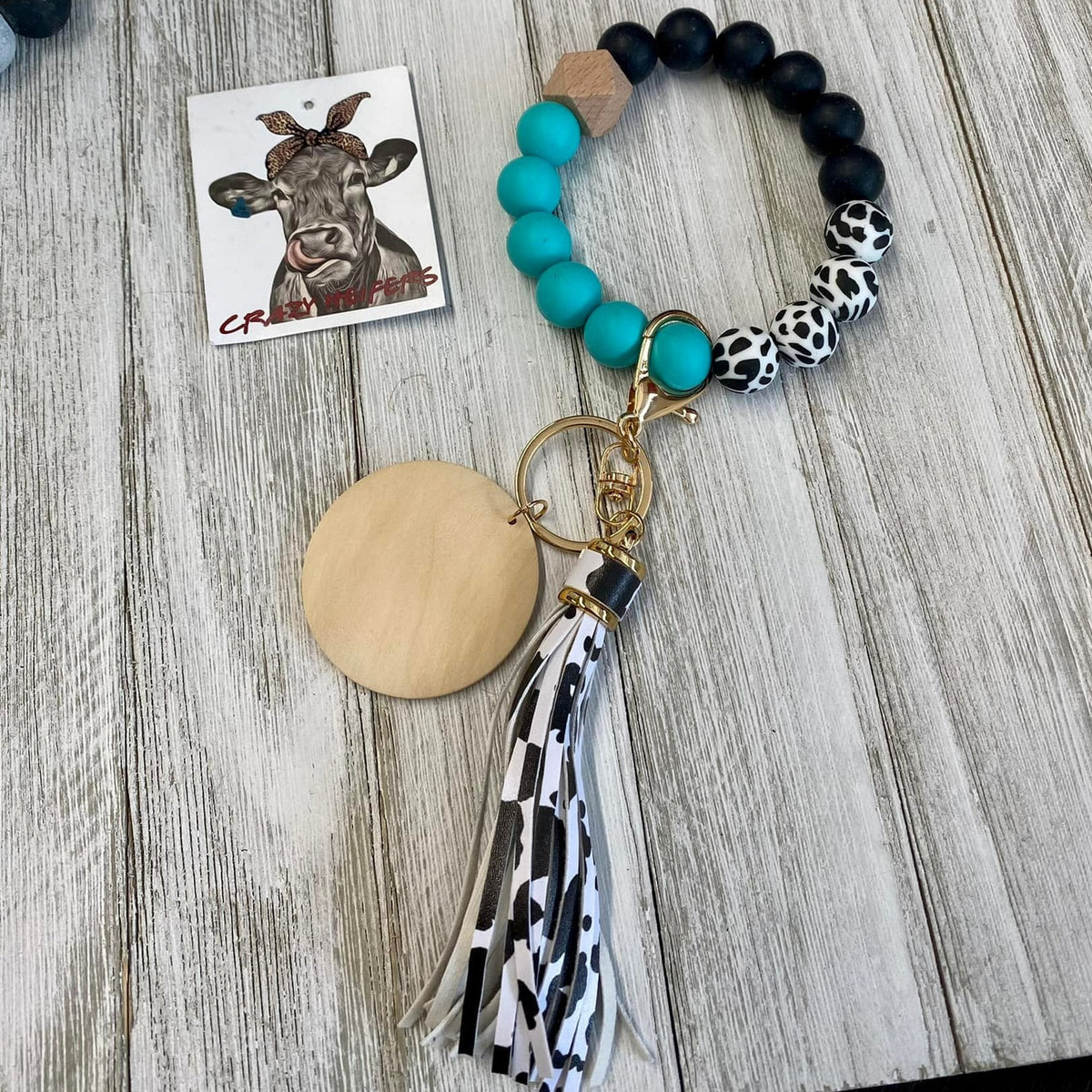 Silicone Bangle Keychain-Summer