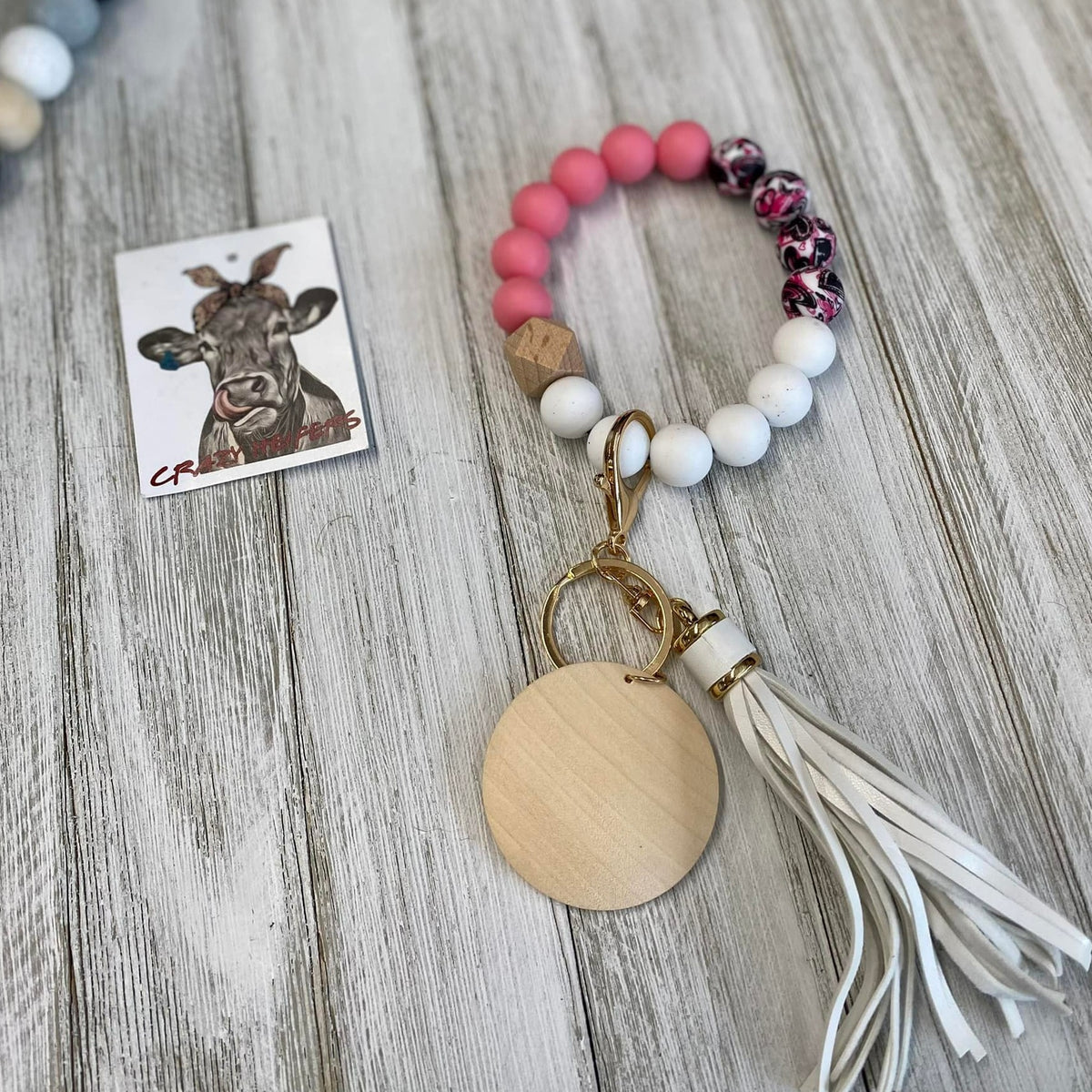 Silicone Bangle Keychain-Summer