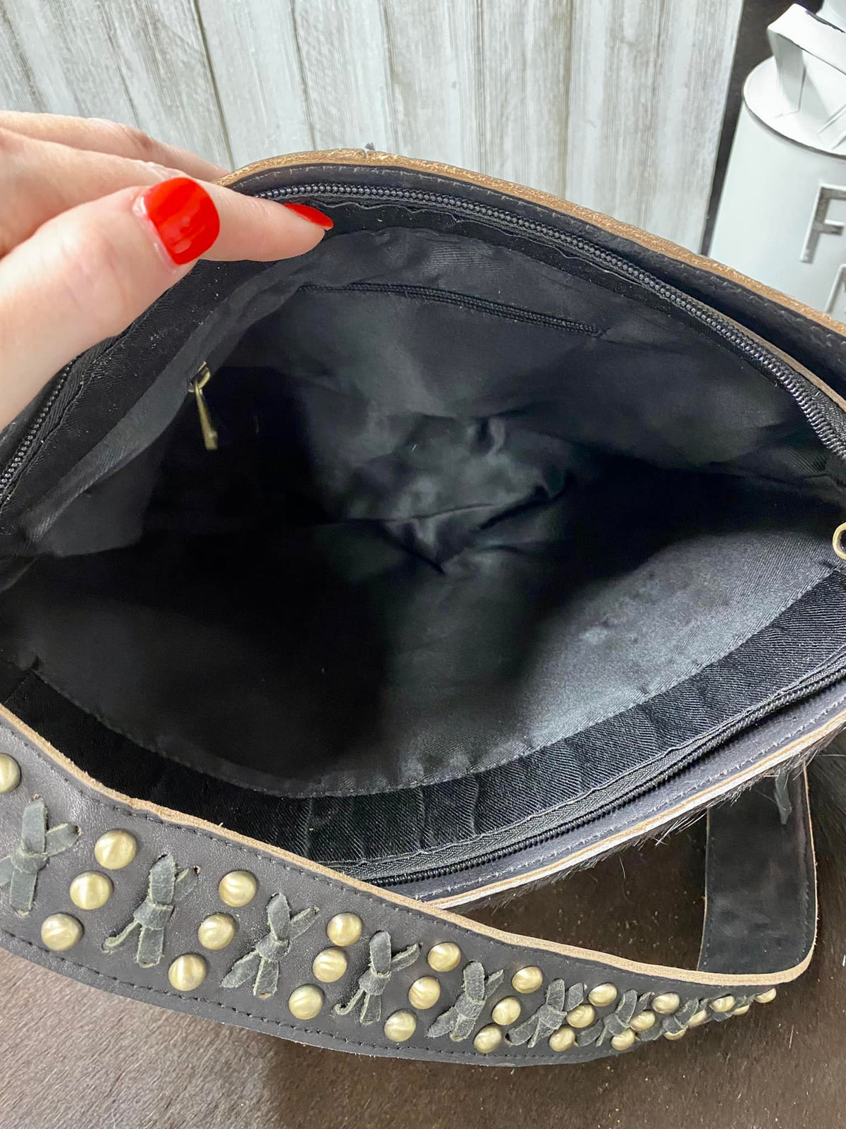 Maggie Studded Shoulder Bag