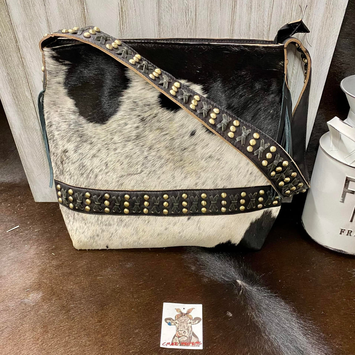 Maggie Studded Shoulder Bag