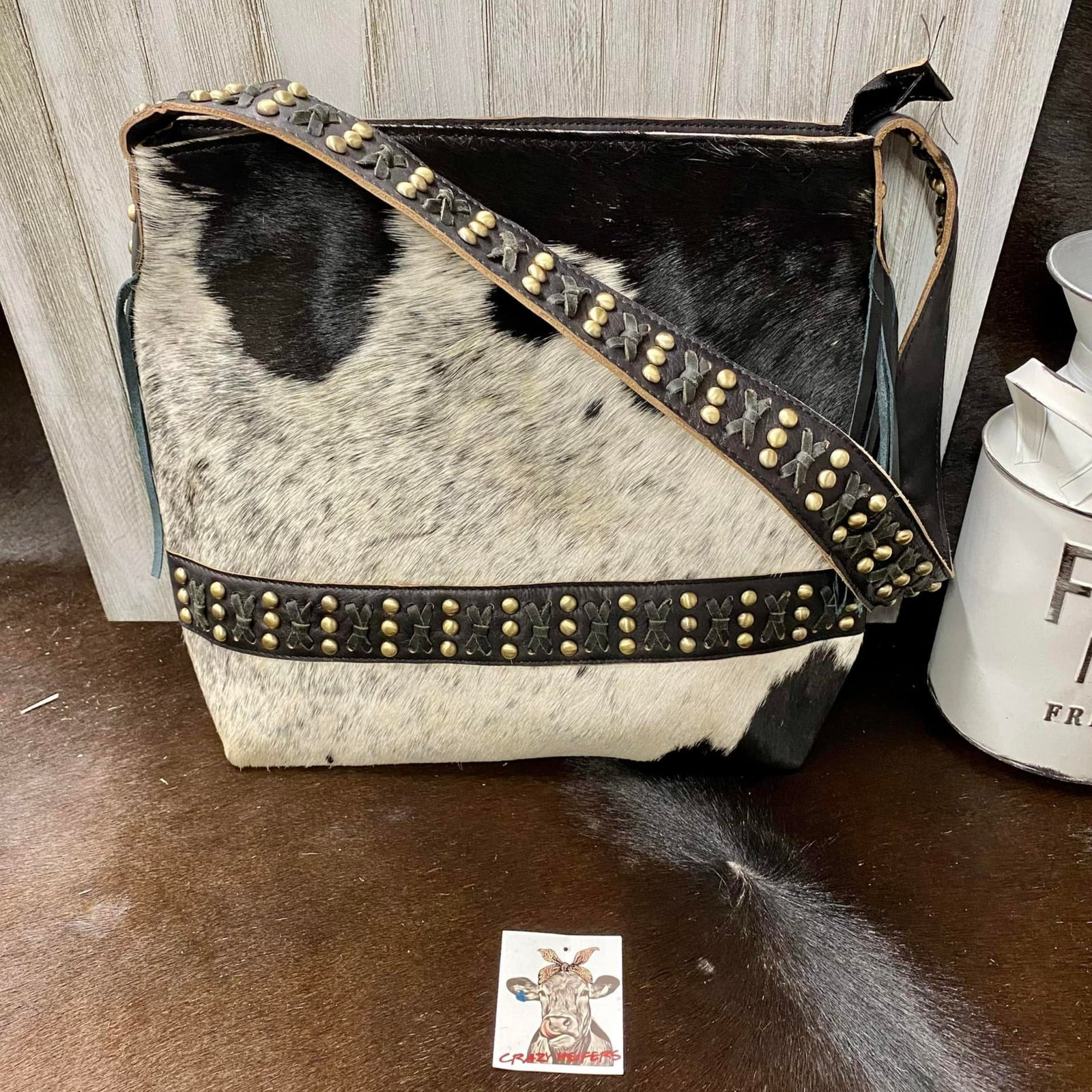 Maggie Studded Shoulder Bag