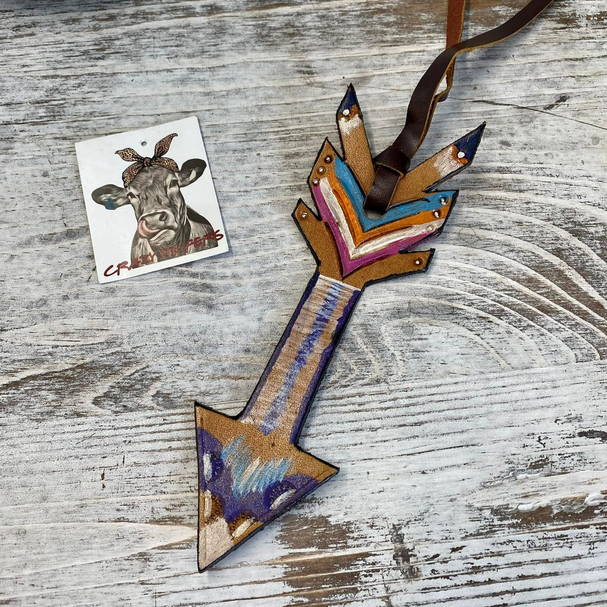 Tooled Arrow Bag Charms