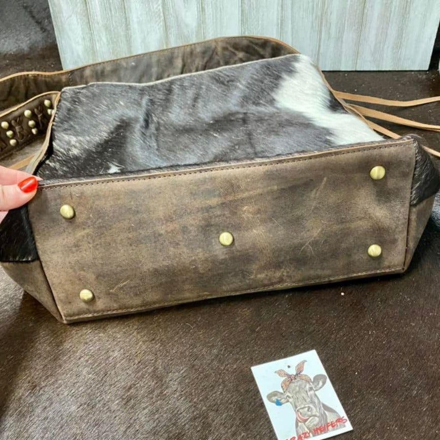 Maggie Studded Shoulder Bag