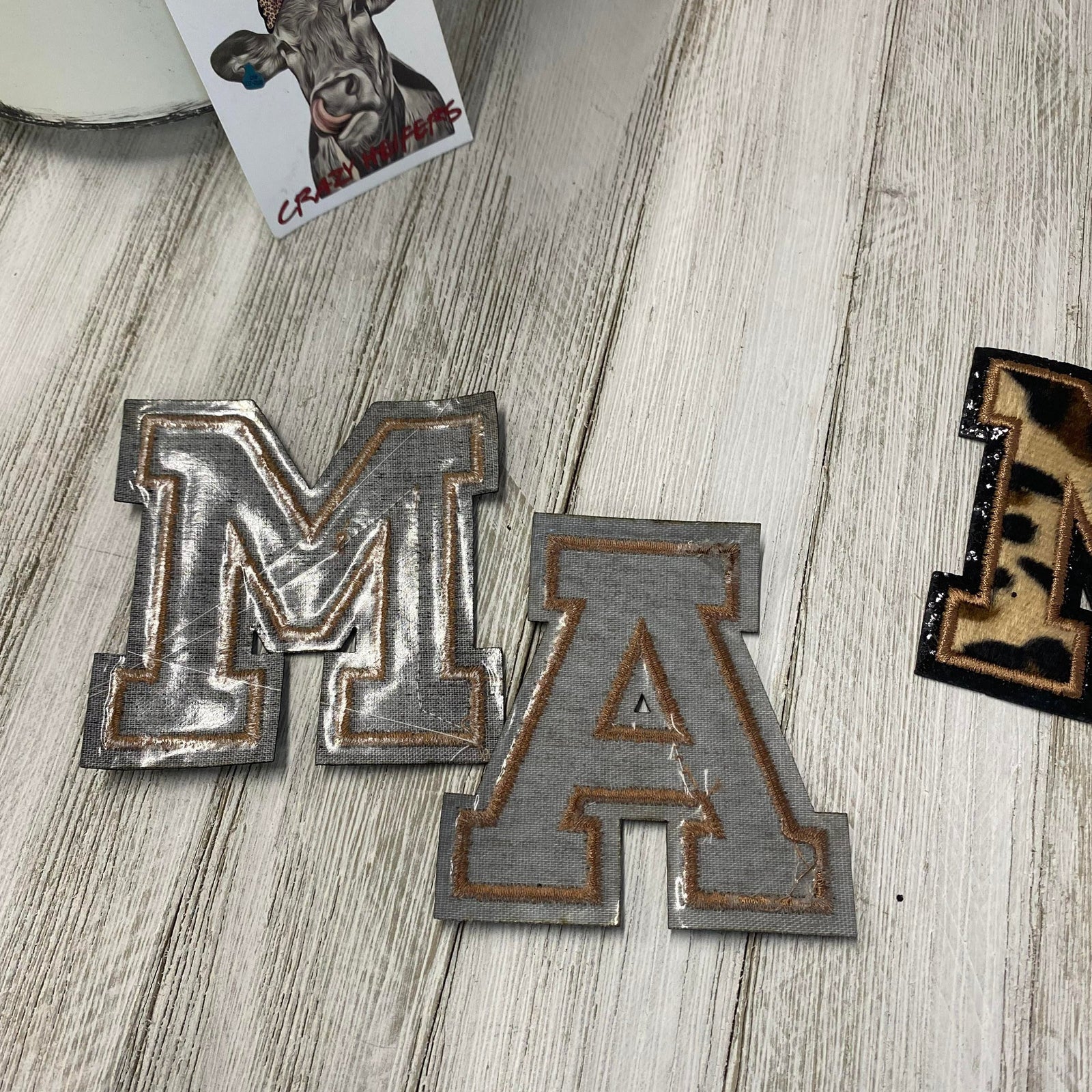 Leopard Letters-Iron On