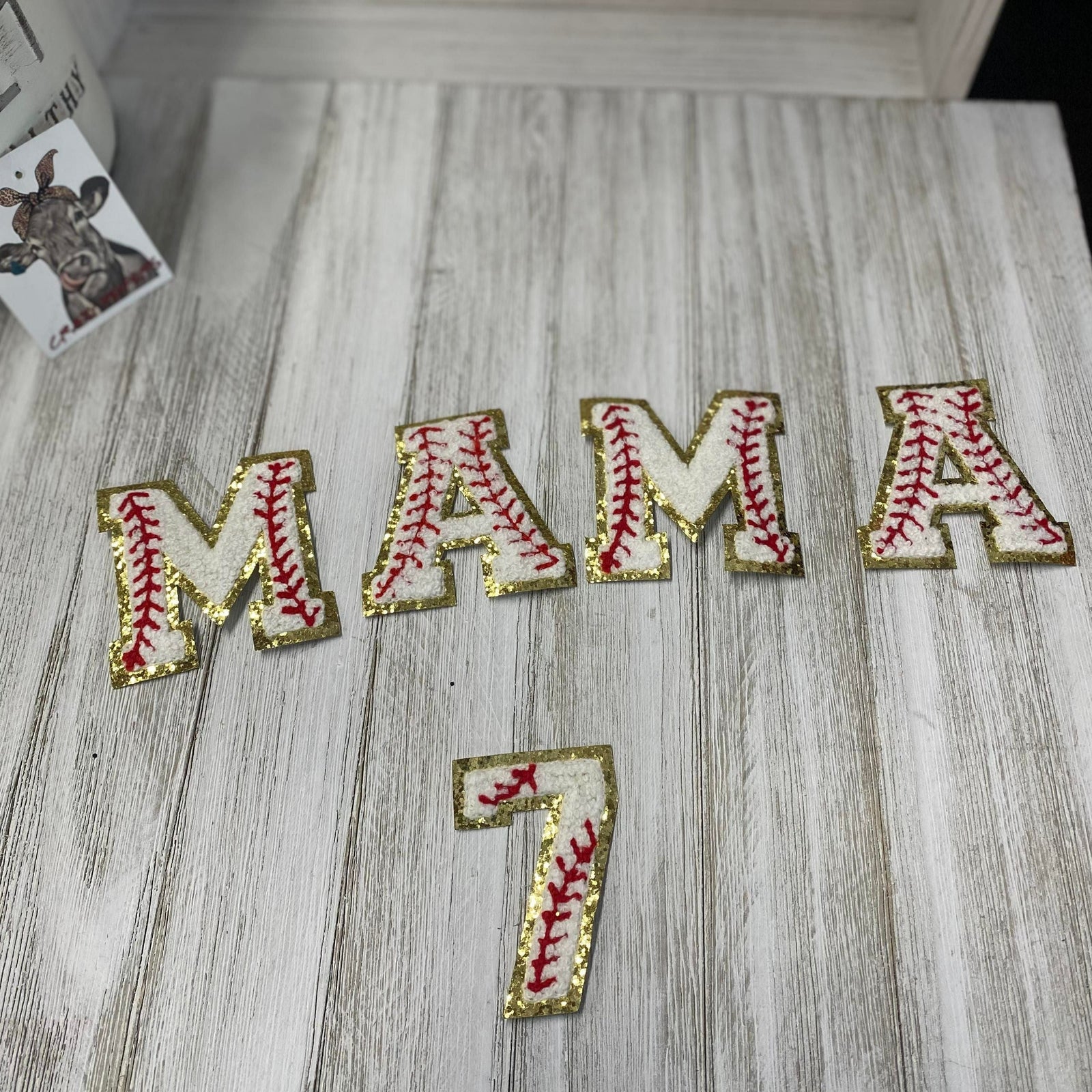 Chenille Letters-Baseball/Softball-Iron On