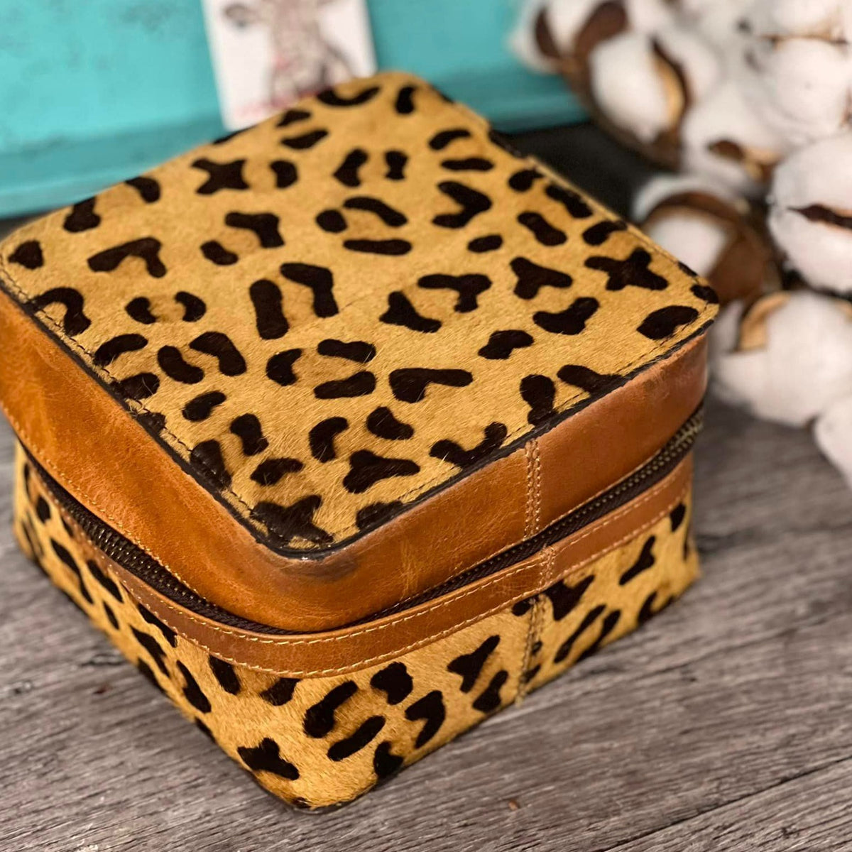 Cowhide Jewelry Box