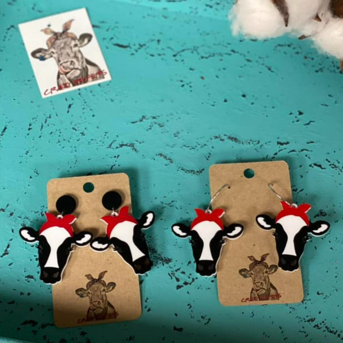 Cow Earrings