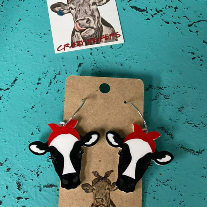 Cow Earrings