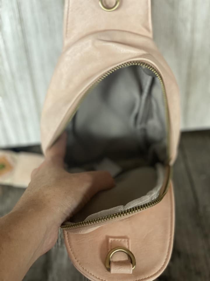 Vegan Leather Messenger Bag