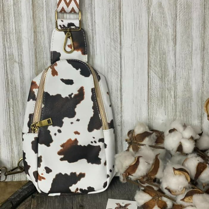 Vegan Leather Messenger Bag