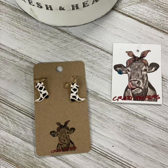 Boot Earrings