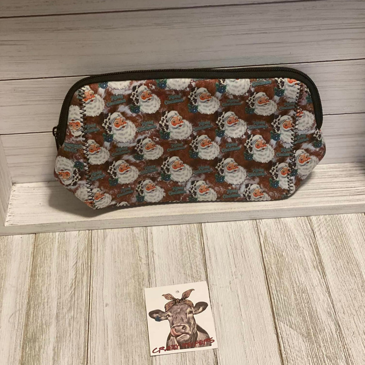 Neoprene Makeup Bags-CHRISTMAS