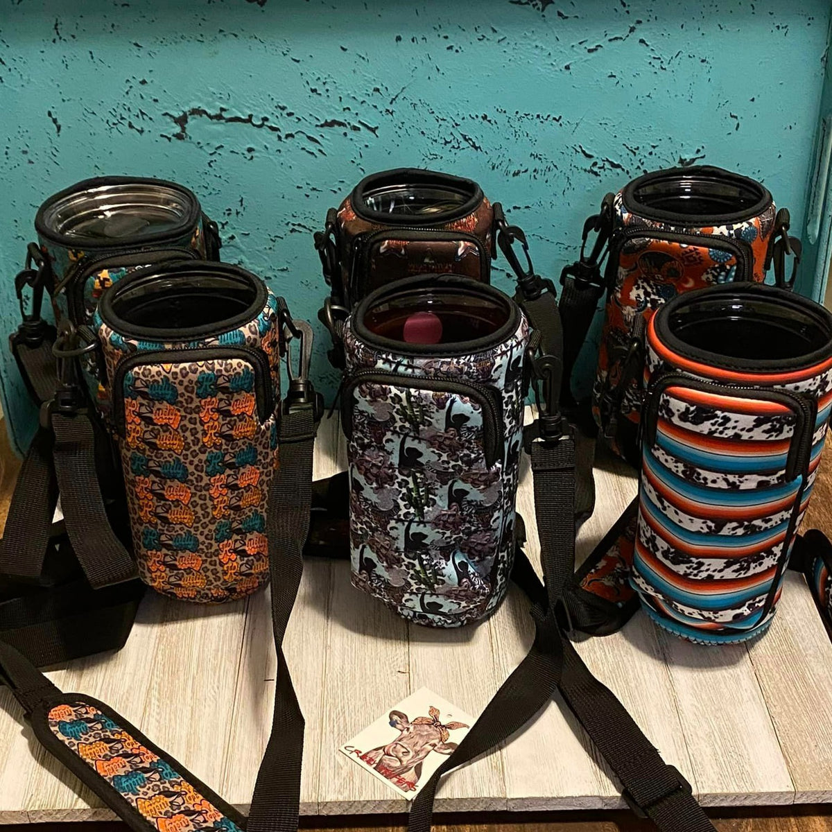 Neoprene Water Bottle Hoder W/Pouch-NEW