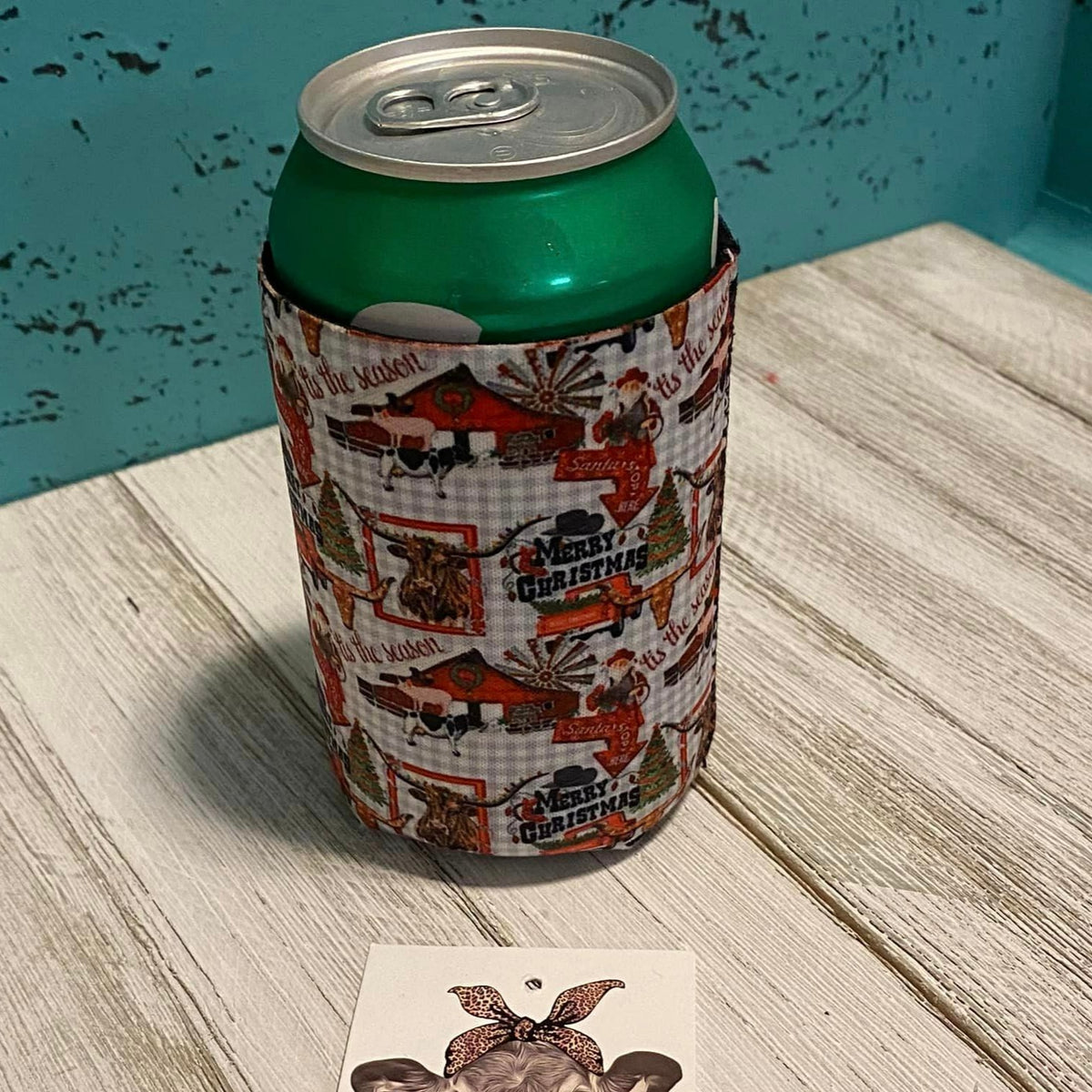 Neoprene Regular Can Coolers-CHRISTMAS