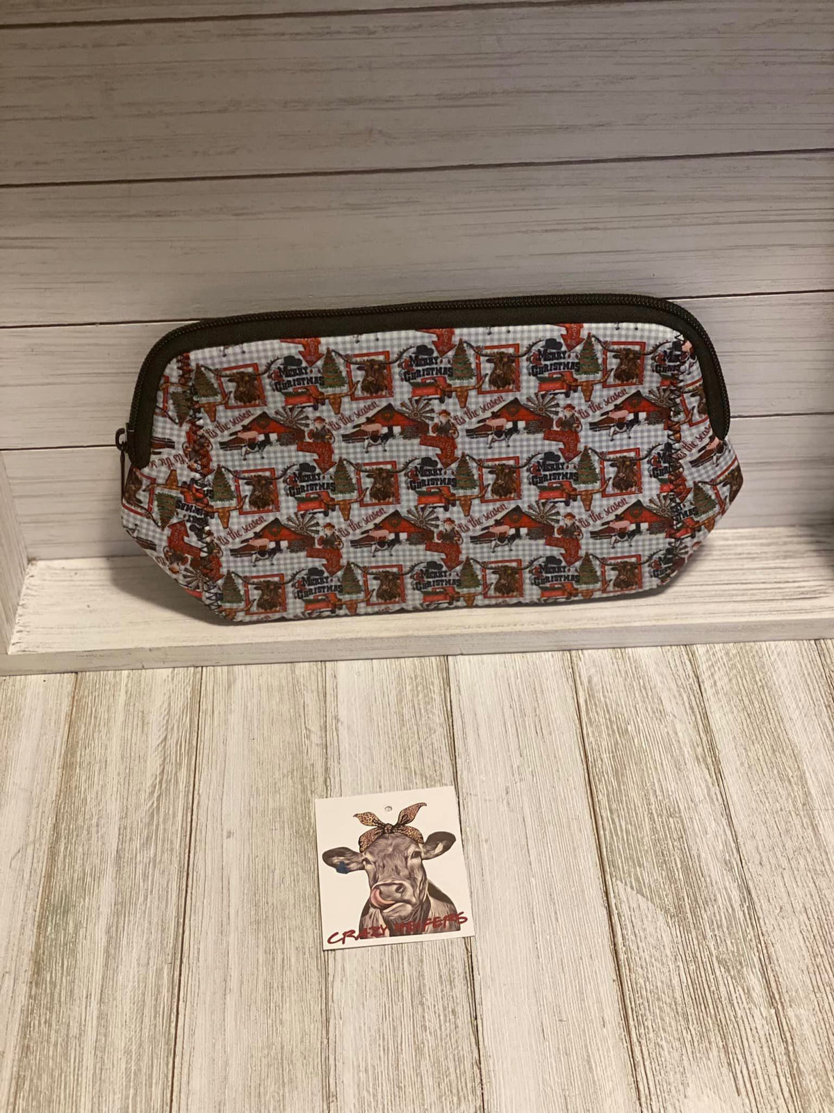 Neoprene Makeup Bags-CHRISTMAS