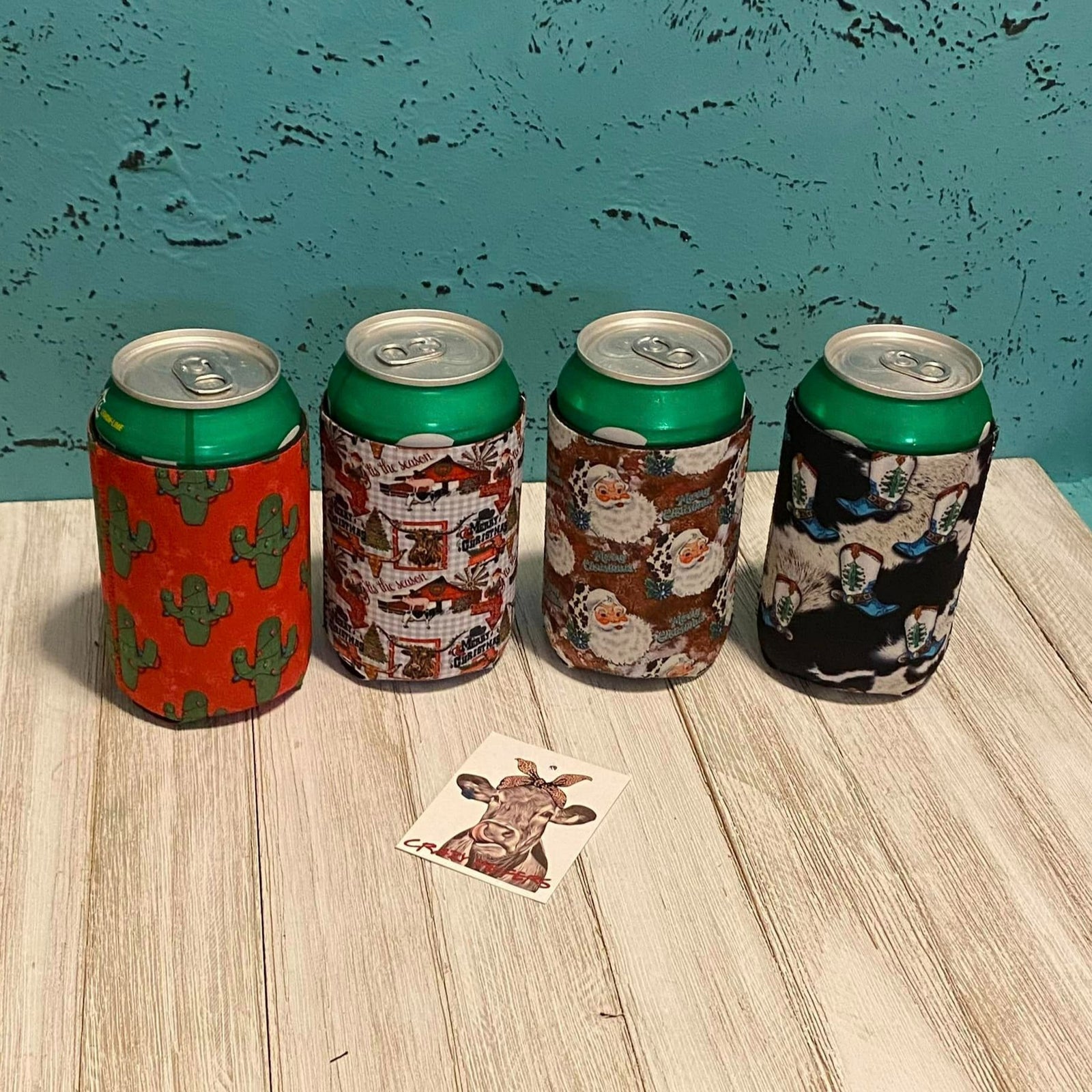 Neoprene Regular Can Coolers-CHRISTMAS