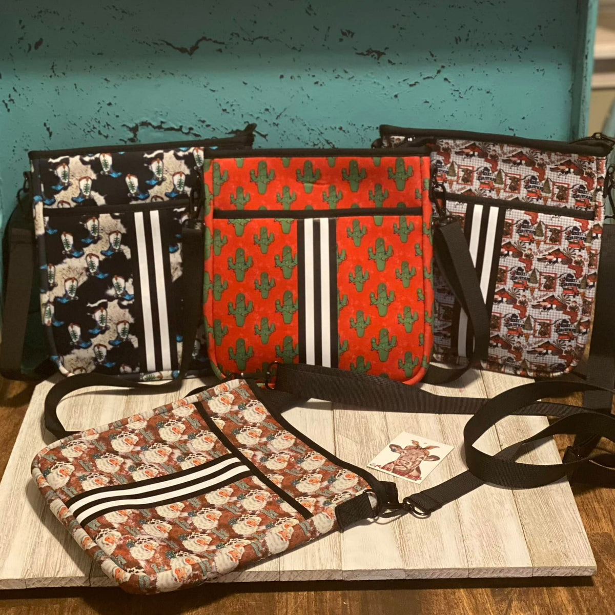 Neoprene Crossbody-CHRISTMAS