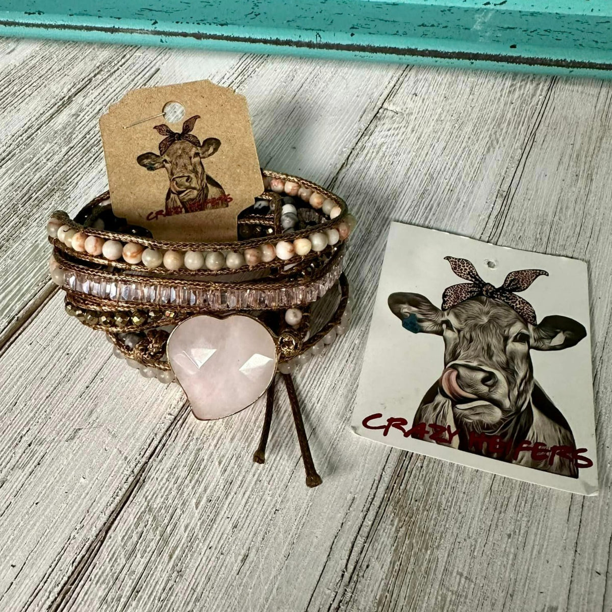 5-Strand Heart Wrap Bracelets