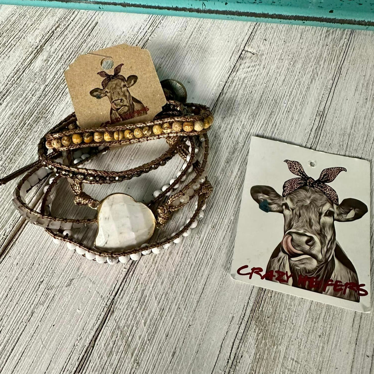 5-Strand Heart Wrap Bracelets