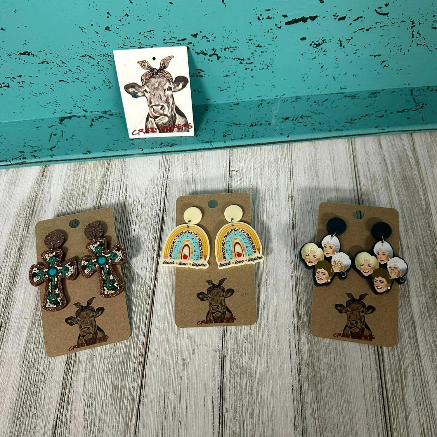 Acrylic Earrings Mixed Designs