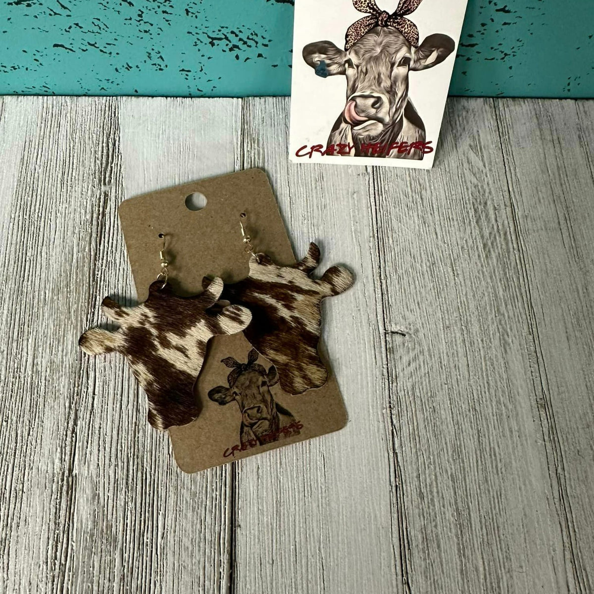 Cowhide Earrings